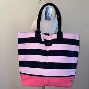 Victoria's Secret Pink striped Tote NWT